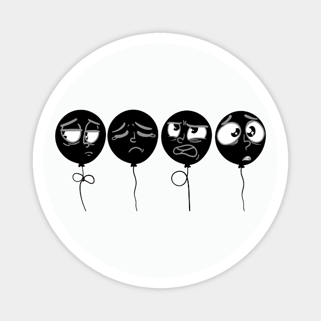 memes balloons Magnet by BessAli